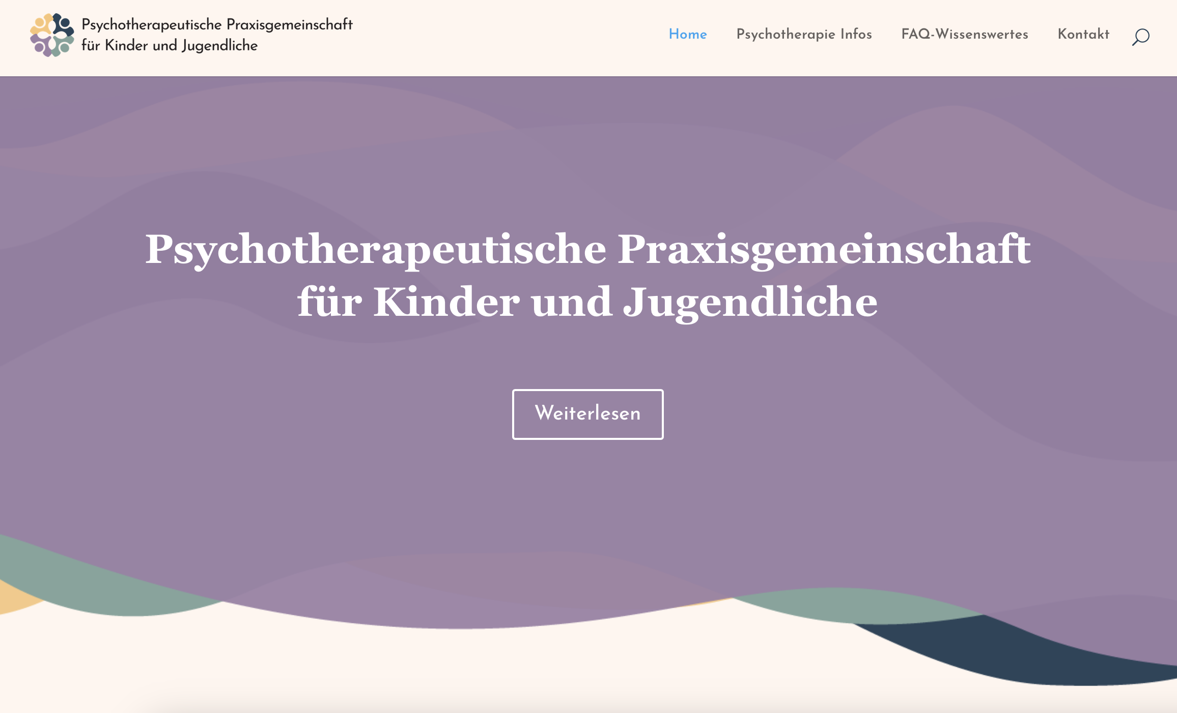 Webseitendesign Praxisgemeinschaft kinder und Jugendpsychologie